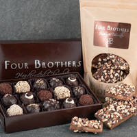 Four Brothers Chocolates truffles and toffee