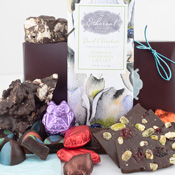 assorted Ethereal Confections chocolate barks and truffles